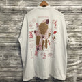 Boot Boyz Biz Shirt Mens 2XL Ivory Art & Football Soccer Graphic Tee Streetwear