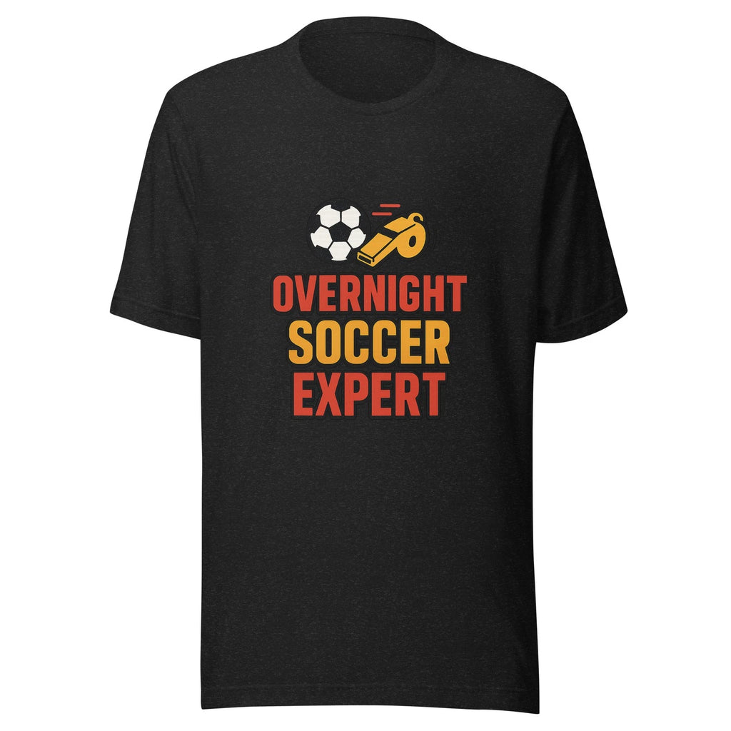 Overnight Soccer Expert Shirt Funny World Cup 2026 Watch Party Mens Tee Gift
