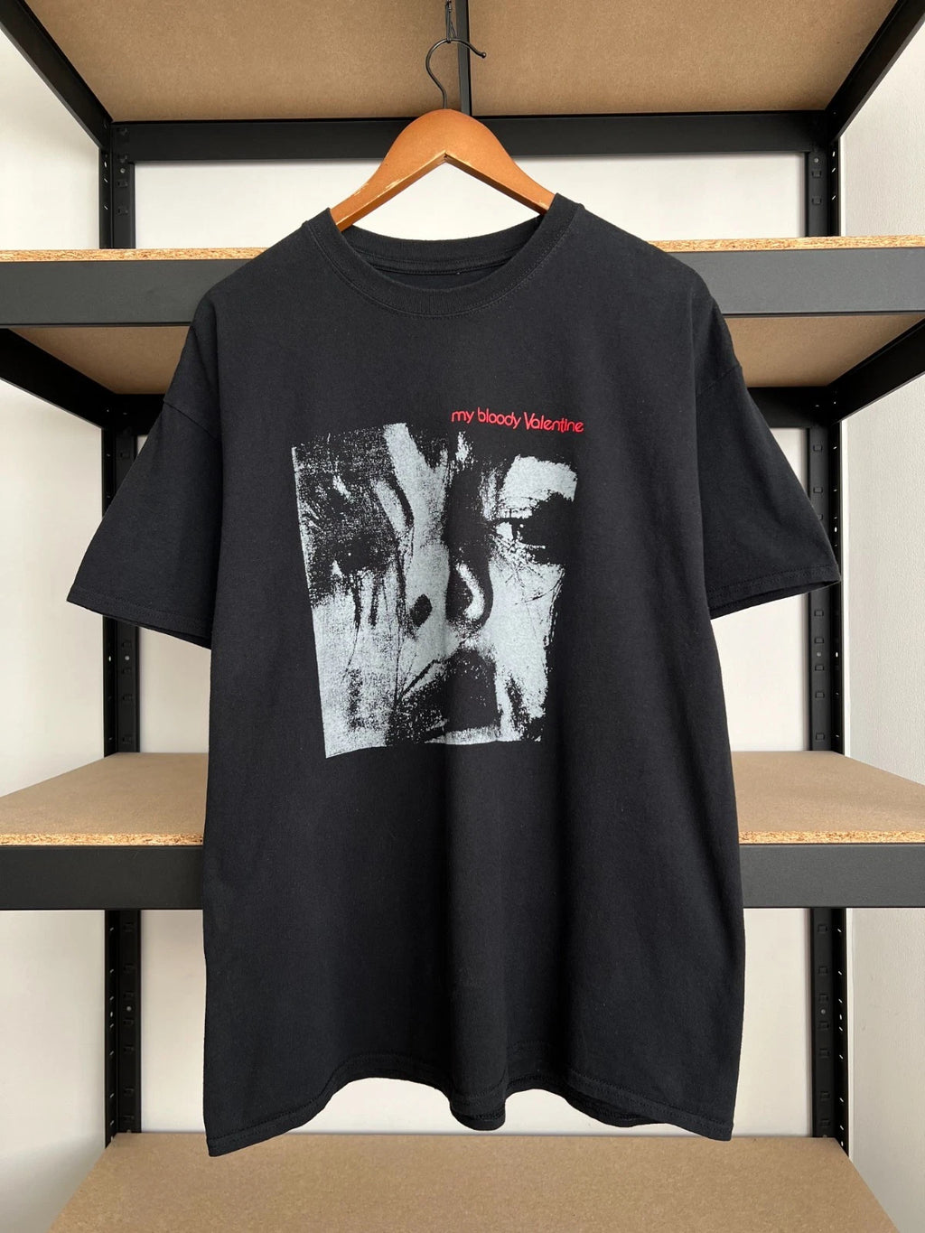 Vintage 2000s My Bloody Valentine Rock Band Y2k Black T-shirt Sz L