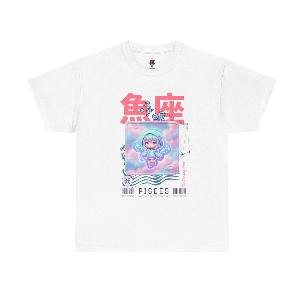 Kawaii Pisces Zodiac Tee | Cute Astro Fish Graphic Shirt