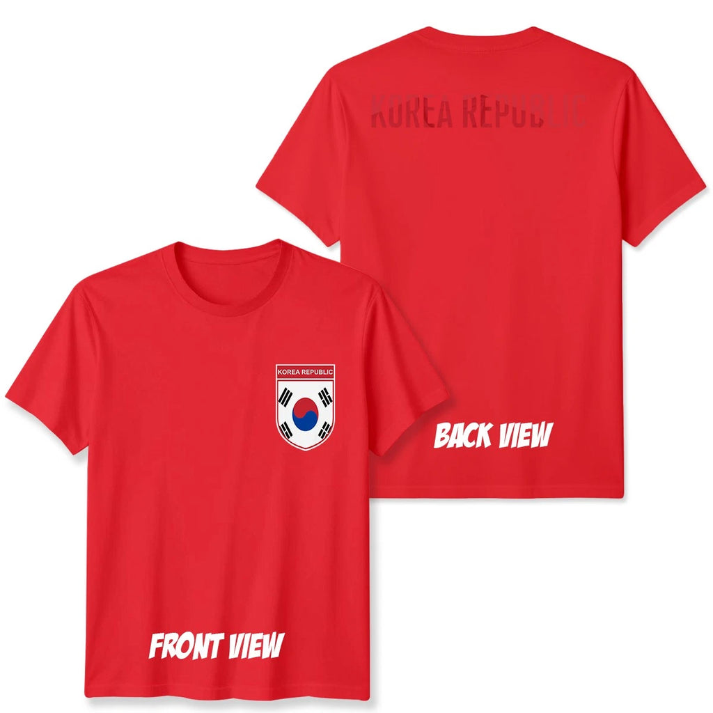 Korea Republic Football Unisex Kids T-Shirt Country Pride Soccer Tee #WC