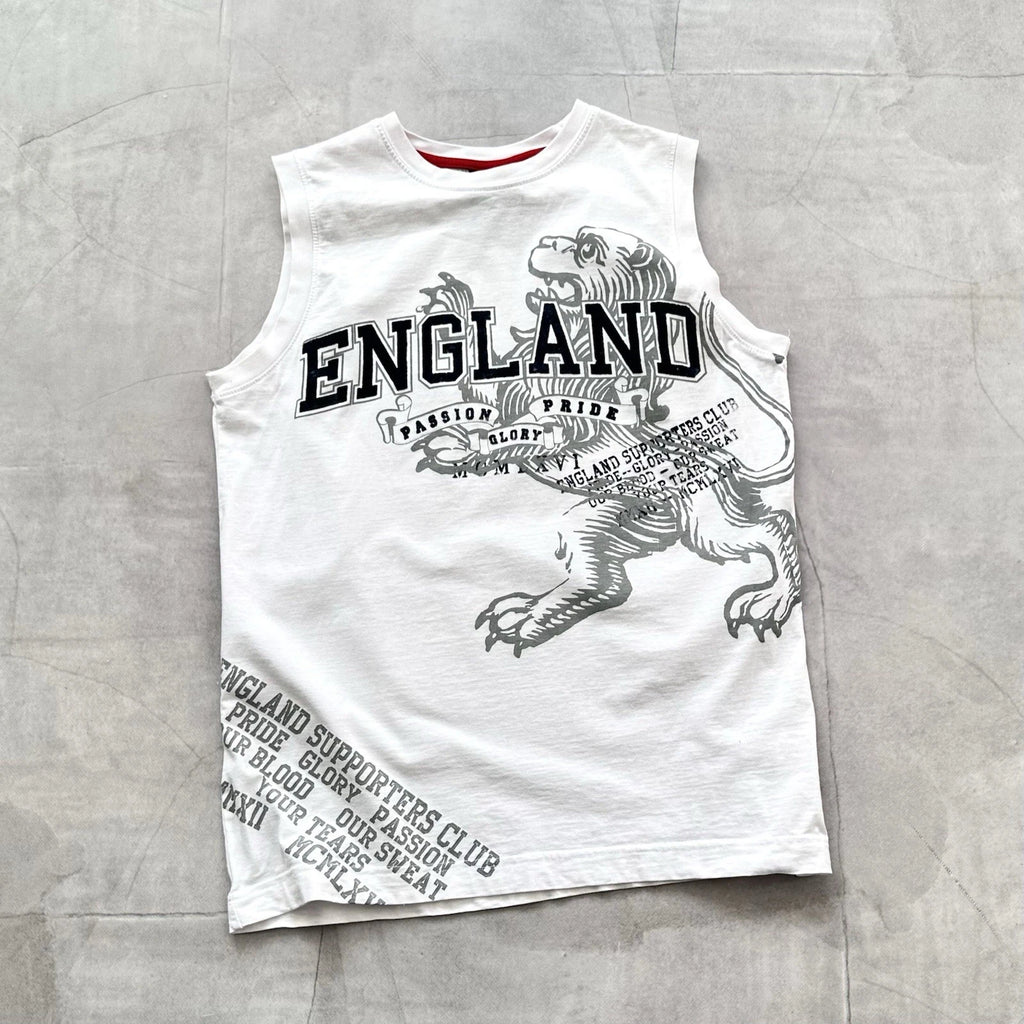 Y2K England Lion British T Shirt Soccer Style If Six Was Nine LGB Vibe