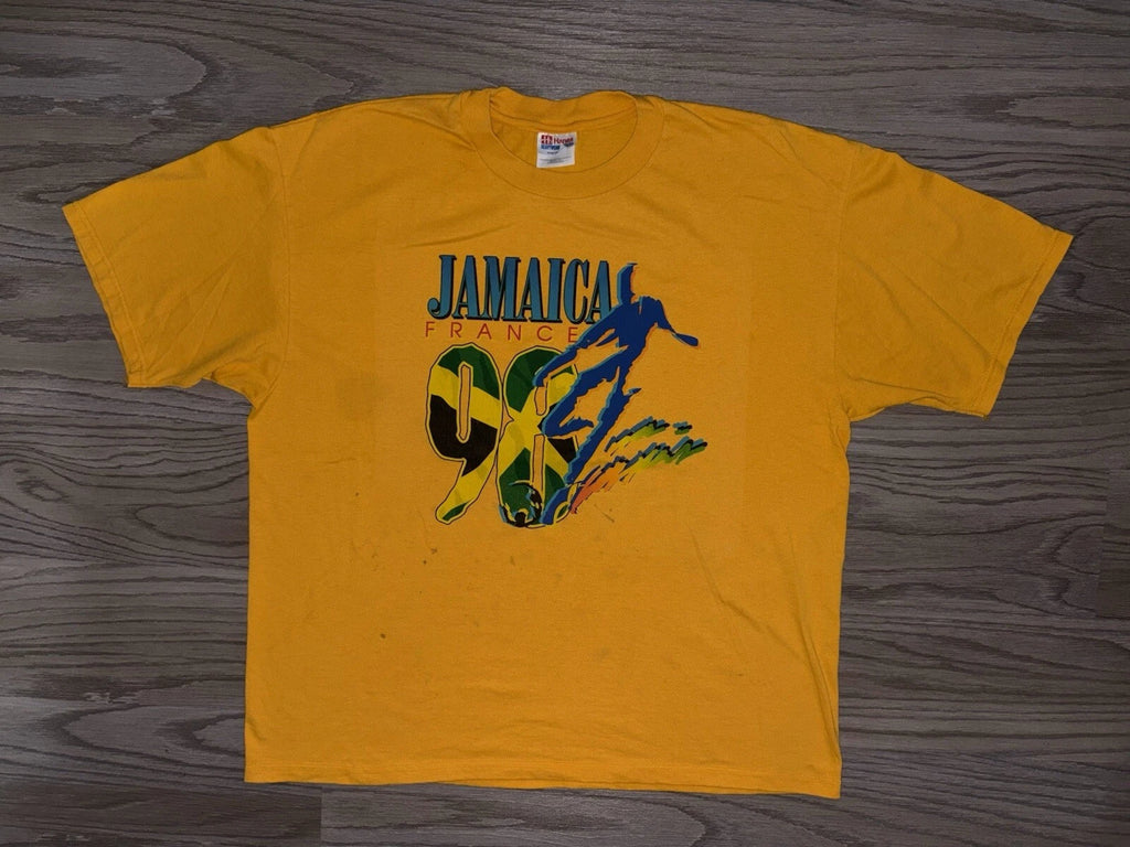 Jamaica France World Cup 1998 T-Shirt Men’s Size XL Soccer USA 90’s Football