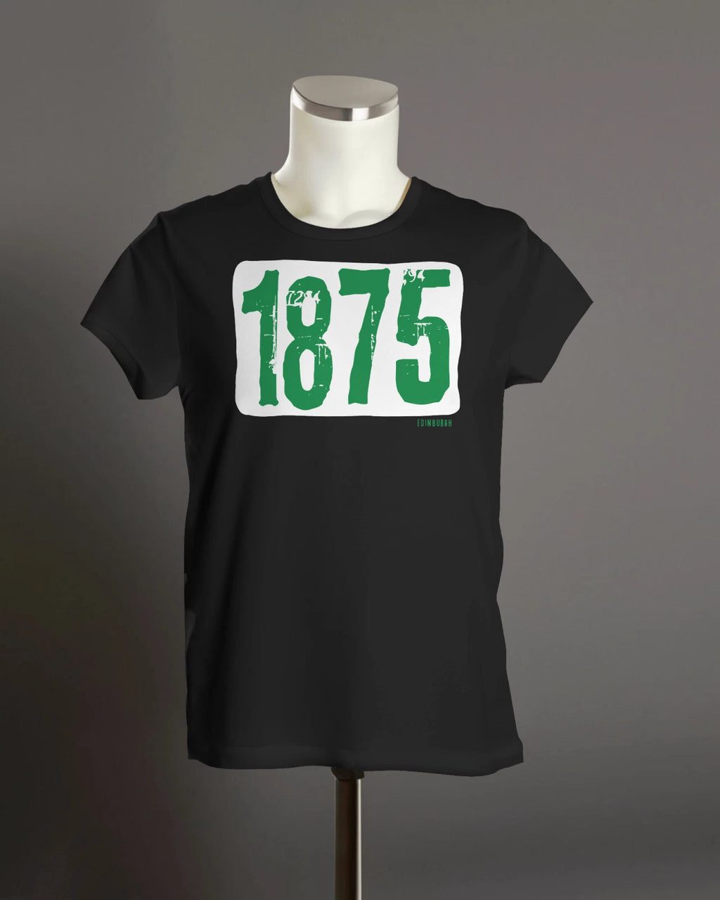 Hibernian EDINGBURGH 1875 T Shirt | Founded | Organic Unisex | Grunge