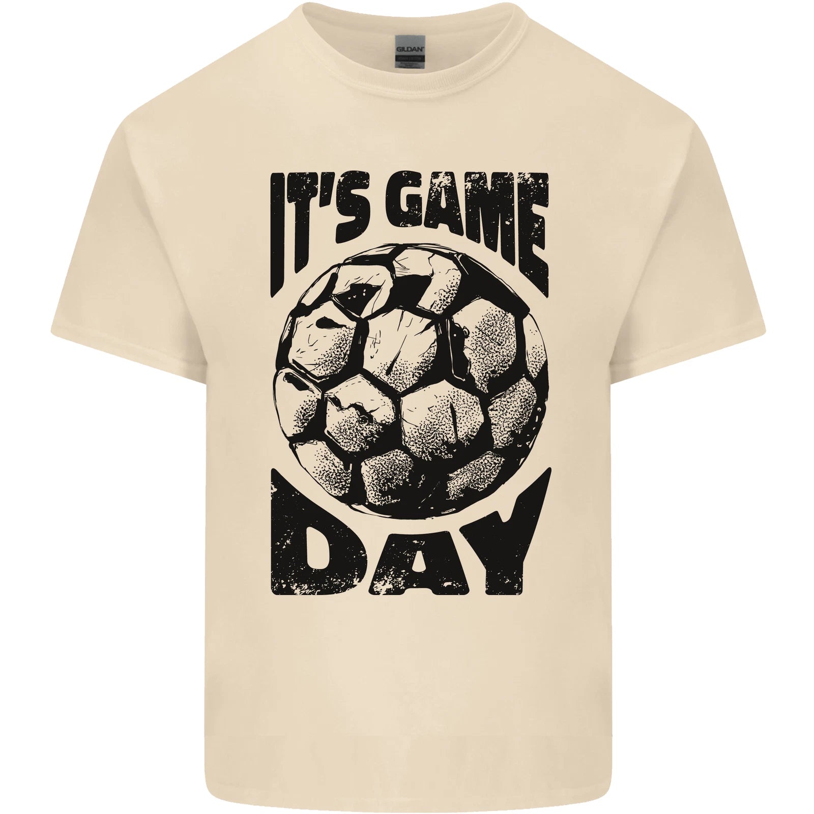 Football Its Game Day Soccer Mens Light Cotton T-Shirt