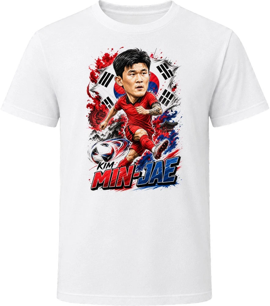 Kim Min-jae South Korea Soccer Caricature 2026 World Cup T Shirt