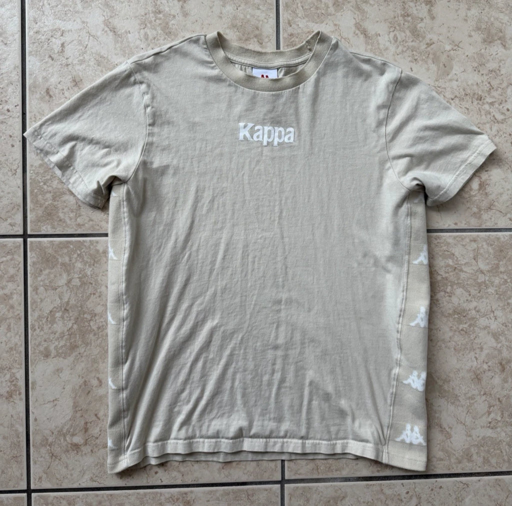 Kappa Soccer Men's Short Sleeve XL Sand Tan T-Shirt Athletic Training Sports Top