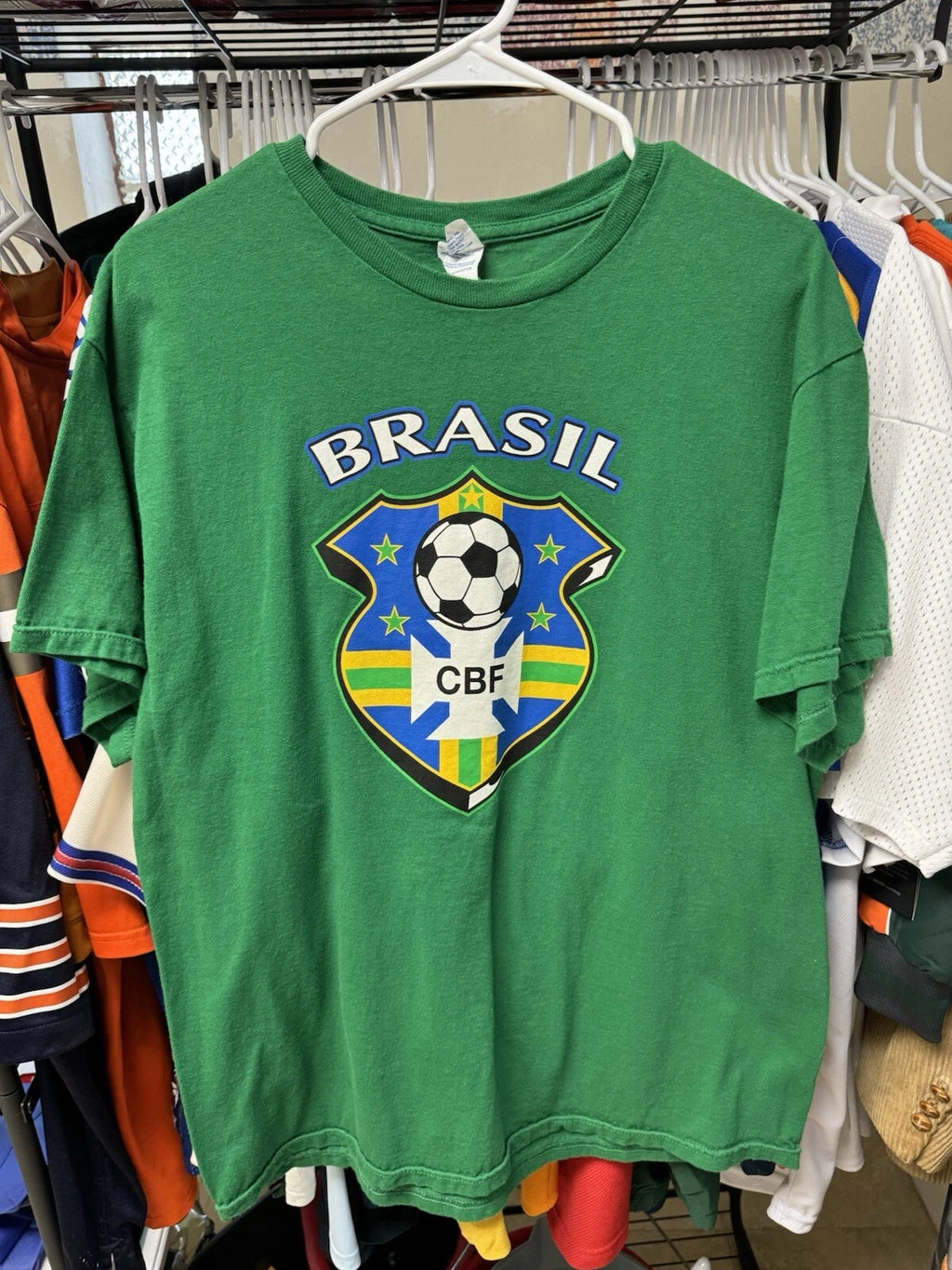 Vintage Y2K FIFA Brazil Soccer Tee Shirt