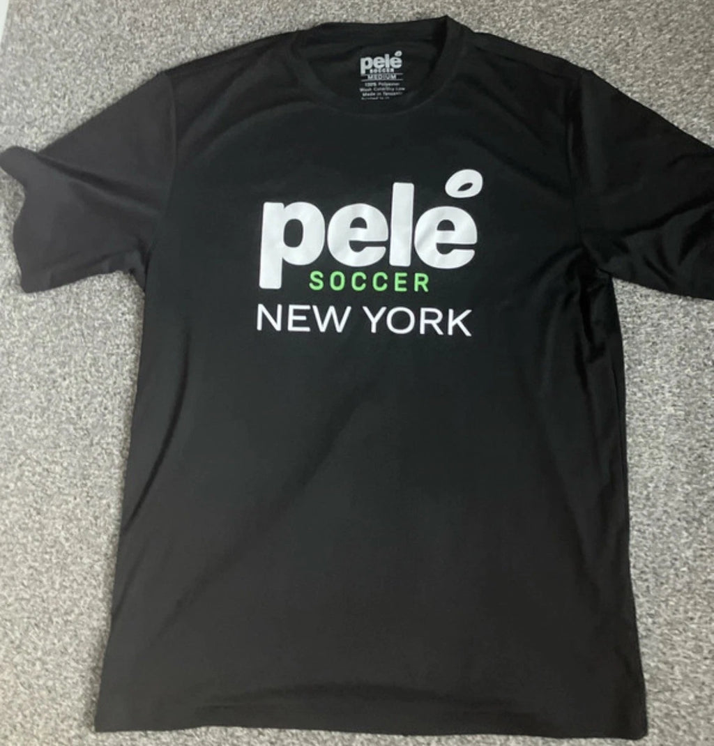 Pele New York Soccer Black T shirt medium