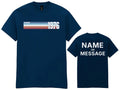 Personalised 50th Birthday T Shirt 1976 Men Vintage Turning 50 Custom Gift Him