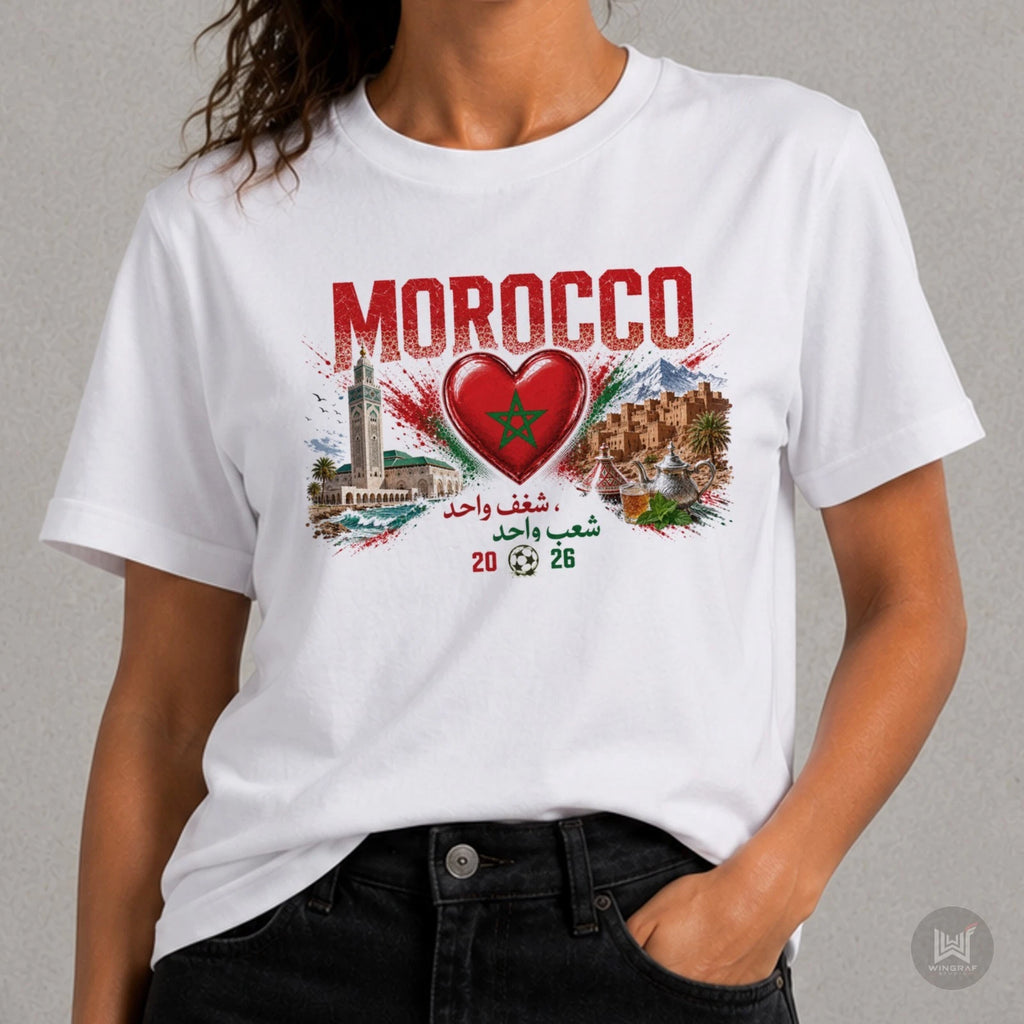 Morocco t shirt football 2026 fan flag Al Mamlakah soccer top design tee gift