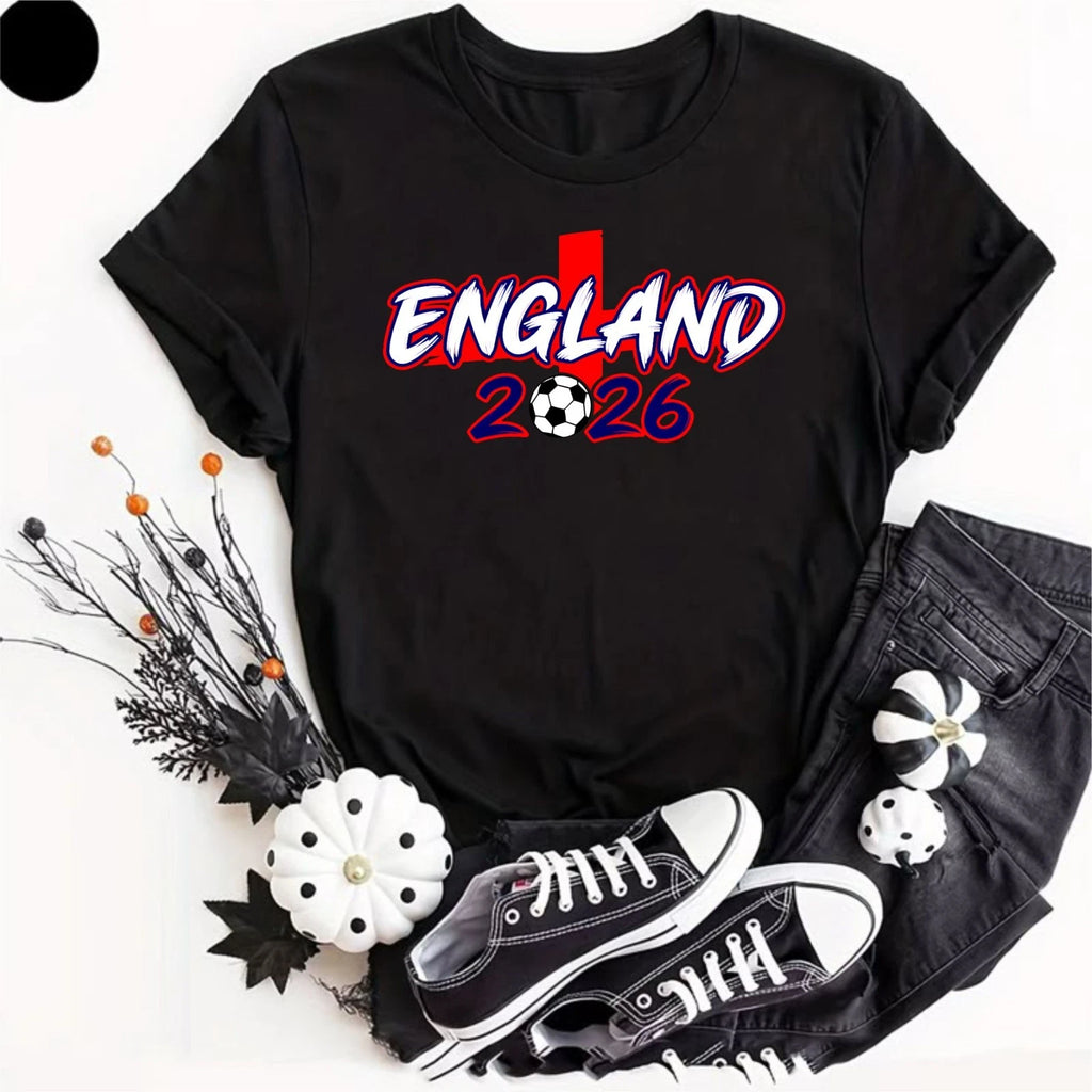 2026 ENGLAND World Cup 26 Adult Kids T-Shirt Football Coming Home Soccer Shirts