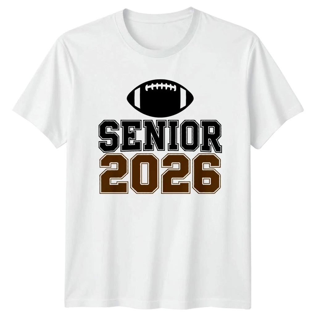 Senior 2026 T-Shirt Graduation Football 2026 Graduation Gift For Him And Her