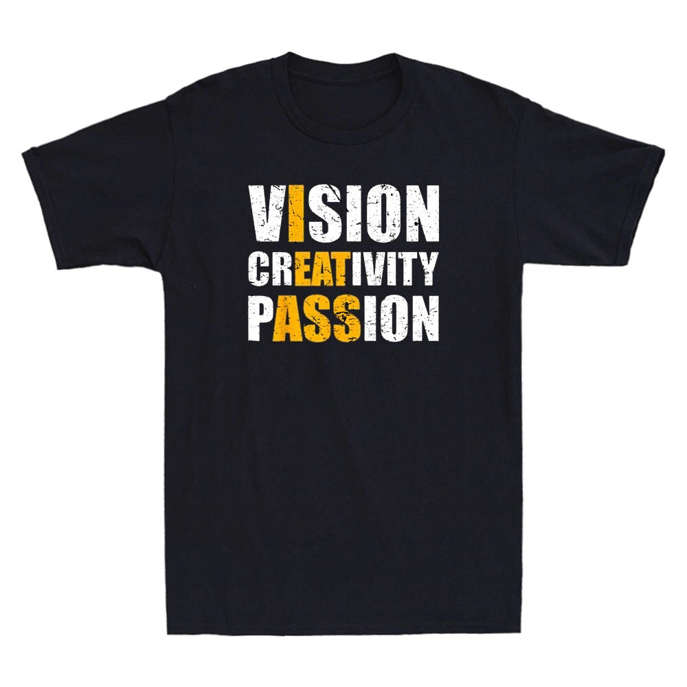 I Eat Ass Vision Creativity Passion Funny Sarcastic Quote Vintage Men's T-Shirt