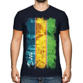 Karakalpakstan Grunge Flag Men T-Shirt Football Gift Clothing