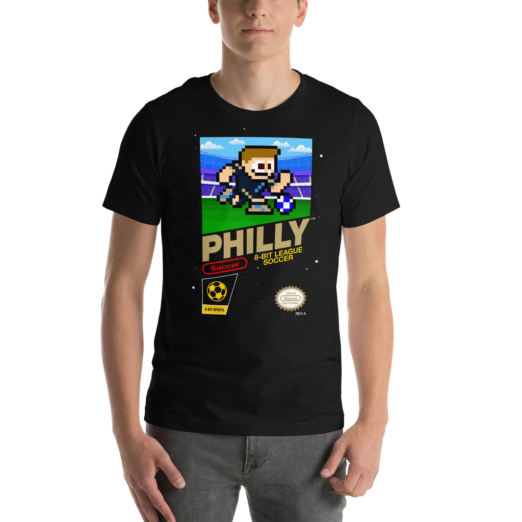 Philadelphia Union 8-bit Retro NES Vintage League Soccer Football Club T-Shirt