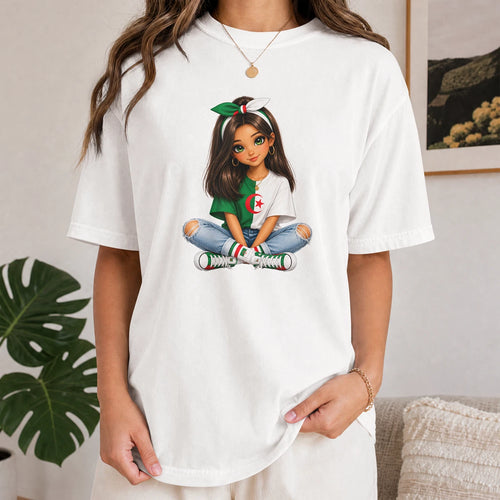 Algeria World Cup Girl  T-shirt