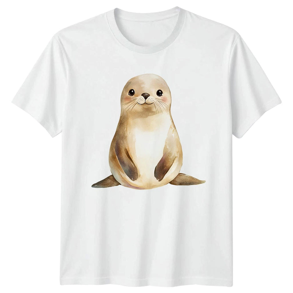 Cute Baby Seal T-Shirt Ocean Wildlife Gift For Him And Her