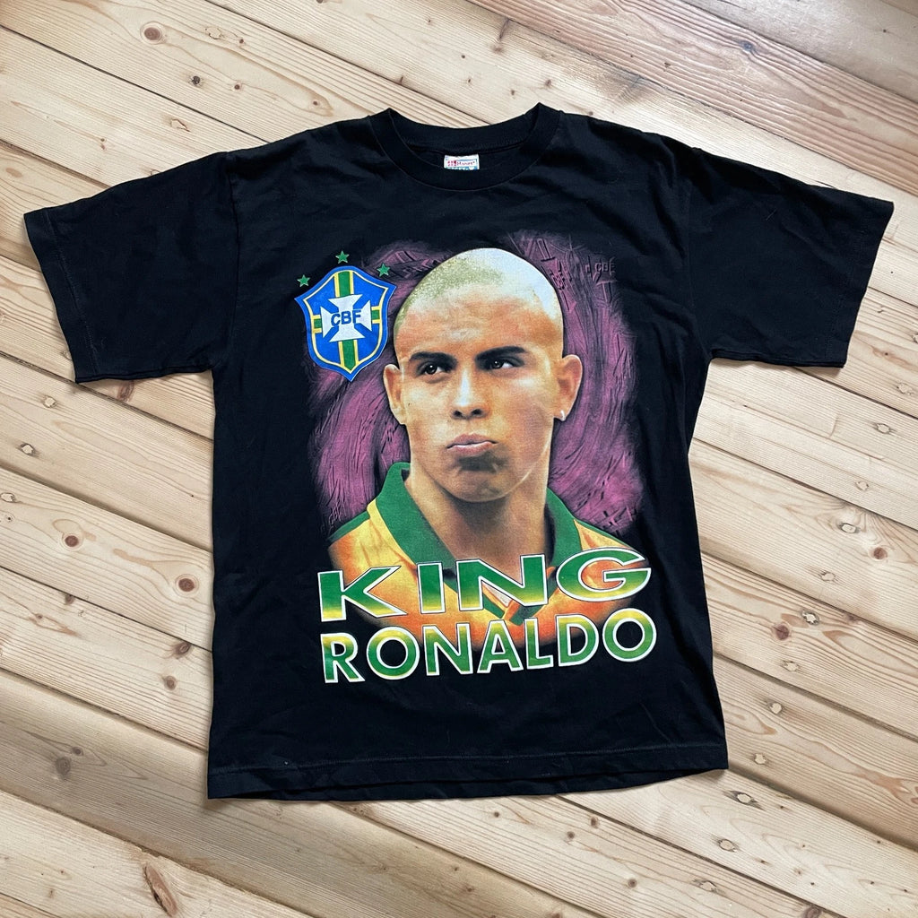 Vintage Soccer Ronaldo T Shirt Real Madrid Brazil Very Rare Ronaldo Nazario