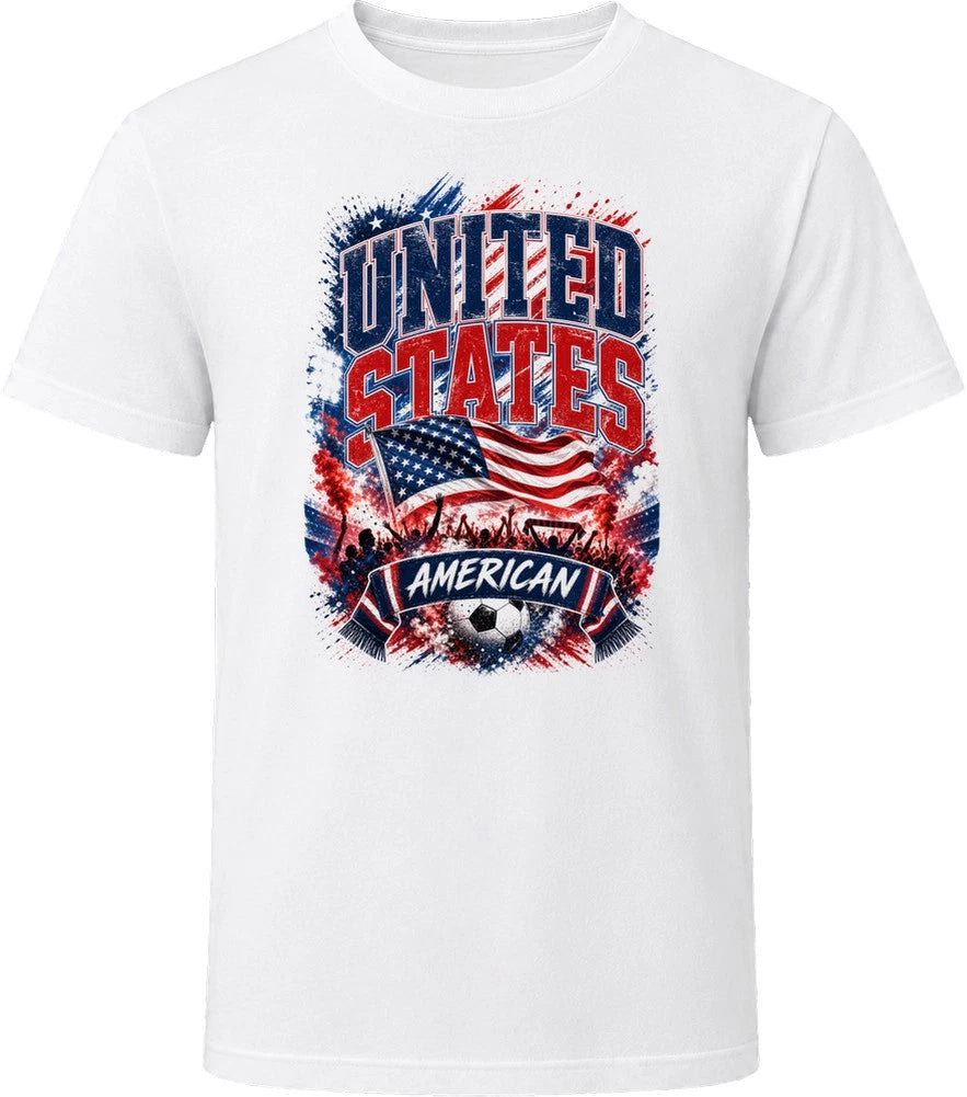 United States American Soccer Football National Supporters T Shirt