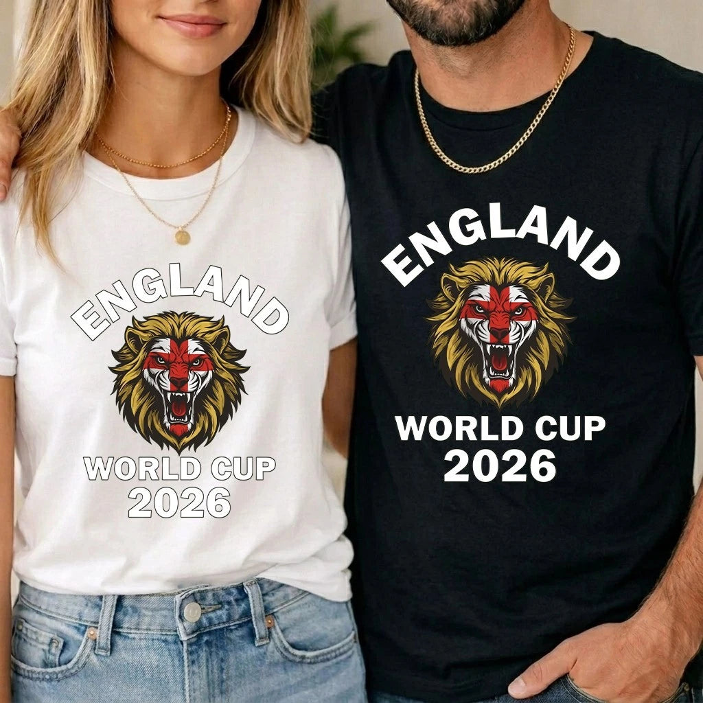 ENGLAND World Cup 2026 Unisex Kids T-Shirt Football Coming Home Soccer Tee Gift