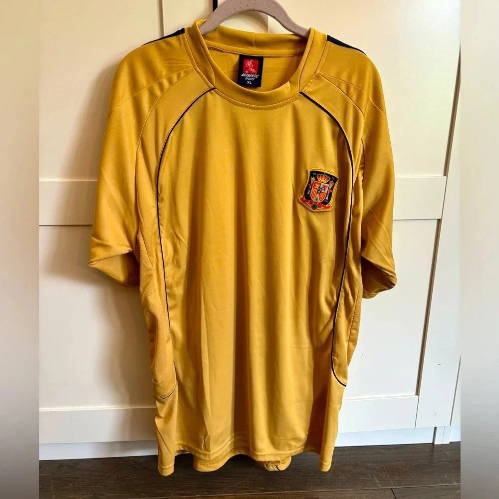 Retro Spanish National Soccer Jersey 2008 Size XL