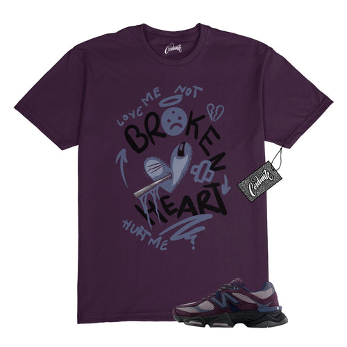 9060 Plum Brown Ice Wine Dark Arctic Grey T Shirt to Match BROKEN