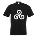 Triskele T-shirt motif printed fun shirt design print
