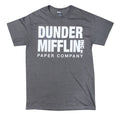 Men's THE OFFICE TV Show Dunder Mifflin Gray Graphic T-Shirt Size SMALL Comedy