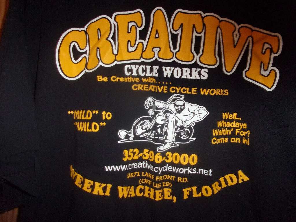 WEEKI WACHIE FL CREATIVE CYCLES WORKS black 2XL t shirt