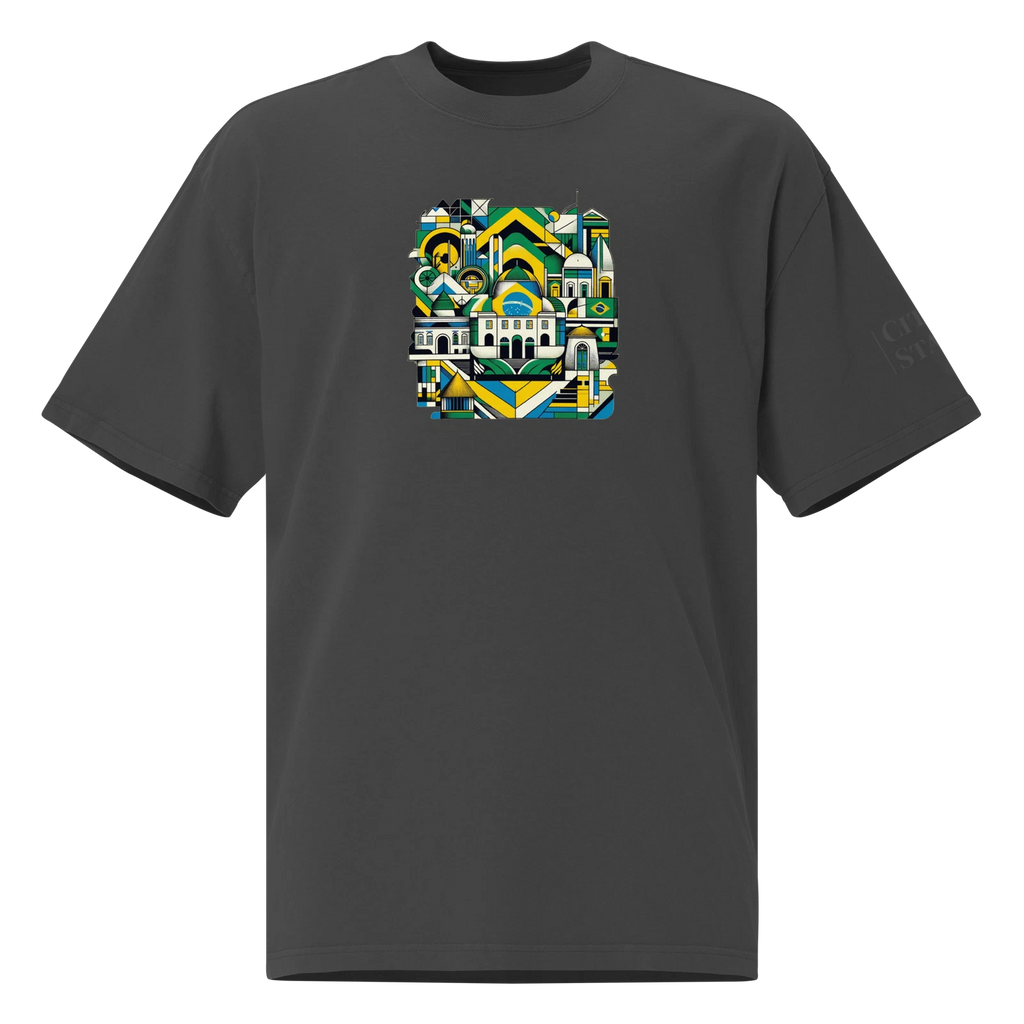 Oversized faded t-shirt (BRAZIL)