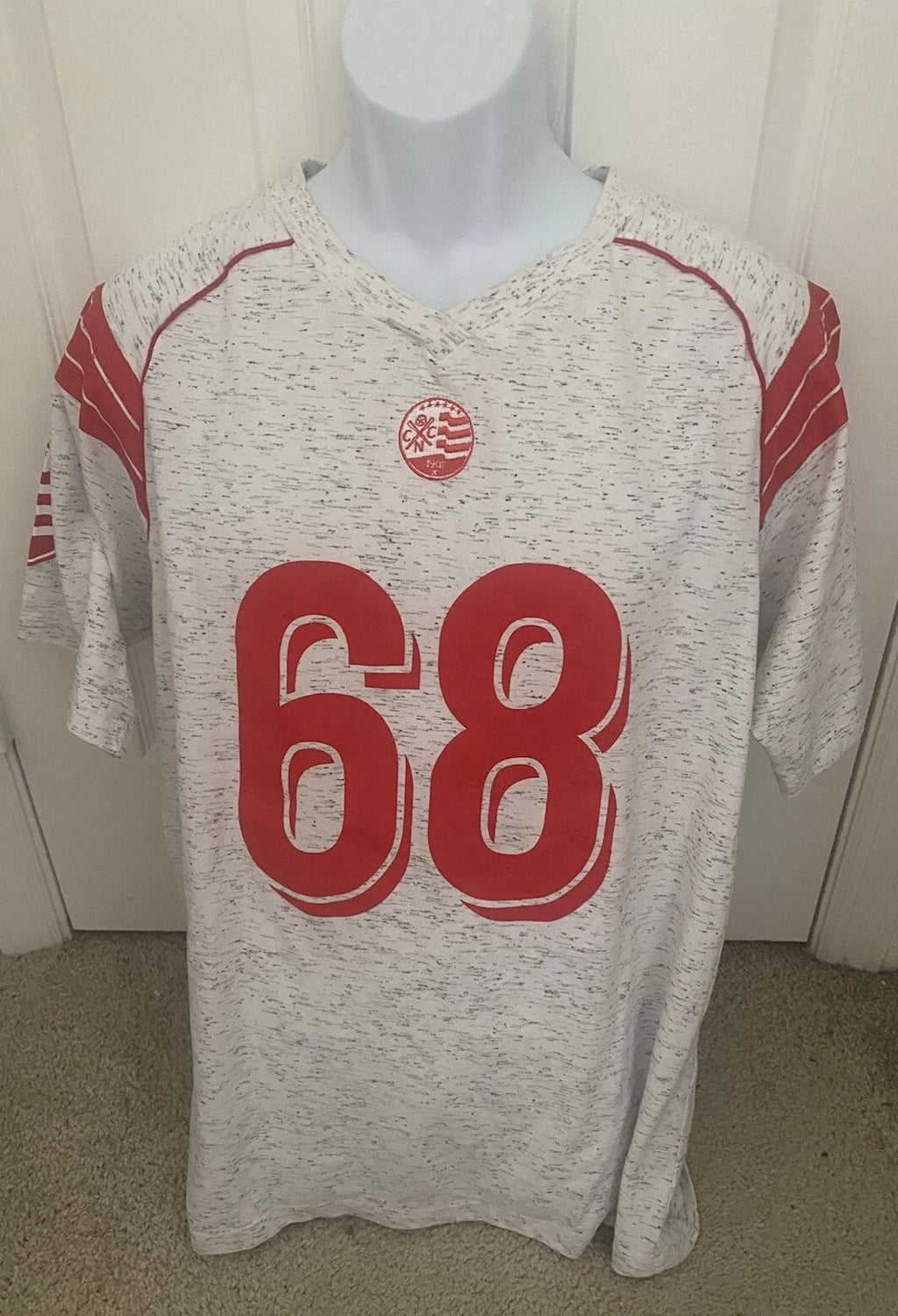 Club Nautico Capibaribe Jesey Style Shirt Size Mens XL Futbol Soccer Brazil Rare