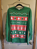 Samuel Adams Beer Holiday Christmas Long Sleeve T Shirt With Decorations XL