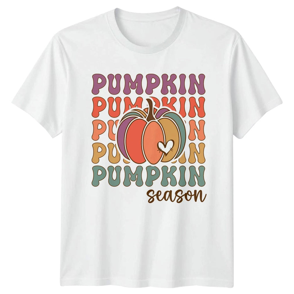 Pumpkin Season T-Shirt Retro Autumn Fall Aesthetic Gift For Him And Her