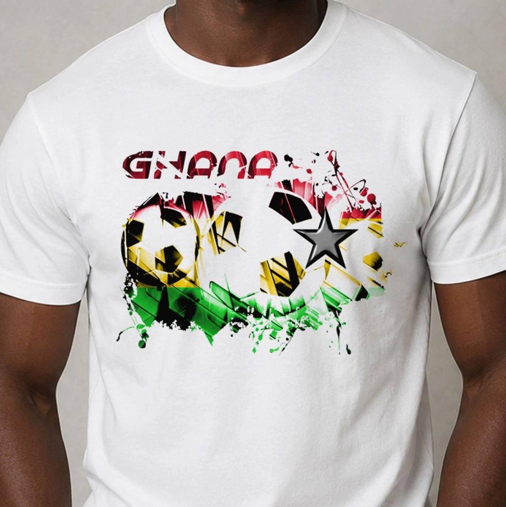 Ghana t shirt flag football tee gift Africa soccer fan support top all sizes