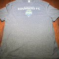 Seattle Sounders FC Graphic Print Shirt Mens Large MLS Soccer Futbol Tee Gray