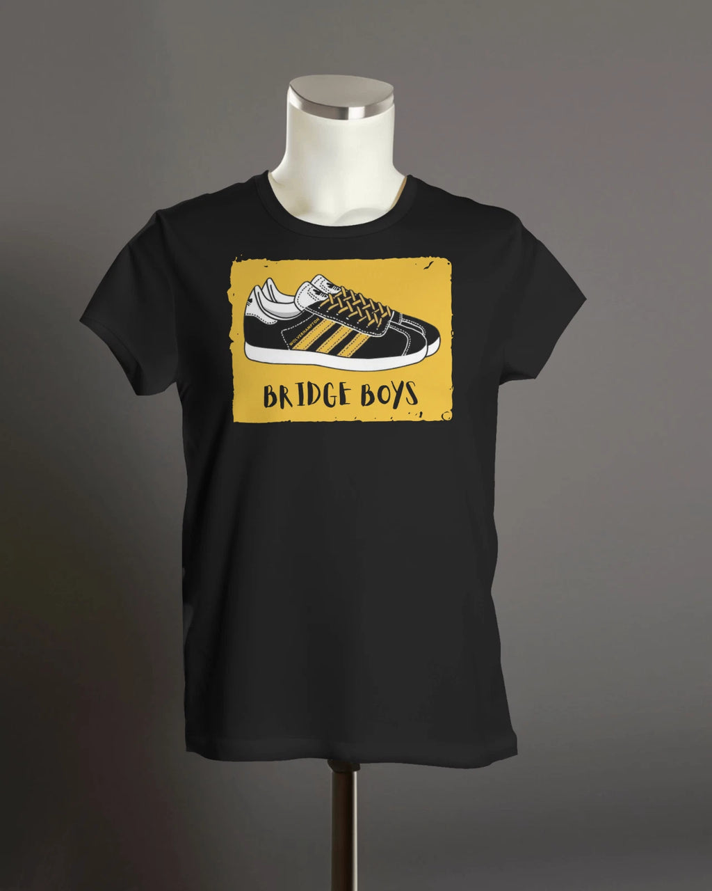 BRIDGE BOYS Gazelle T-Shirt | Wolverhampton Hooligans Molineux Gold Subway Yam
