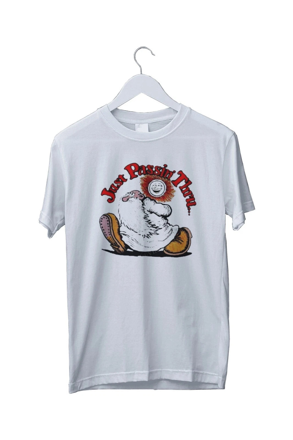 1970s R. Crumb's Mr. Natural Just Keep On Truckin T-Shirt S M L XL 2 3 4 XL