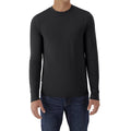 New Men's Hanes 3 Pack Cool Dri Lightweight L/S Black Performance T-Shirts XL