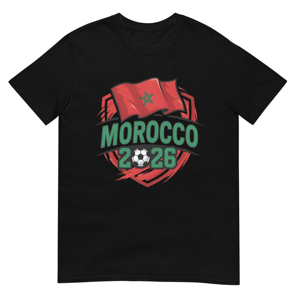Morocco Flag Moroccan Football Soccer World 2026 T-Shirt T-Shirt