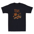 Chinga La Migra Cat Sarcastic Quote Funny Gothic Cat Art Vintage Men's T-Shirt
