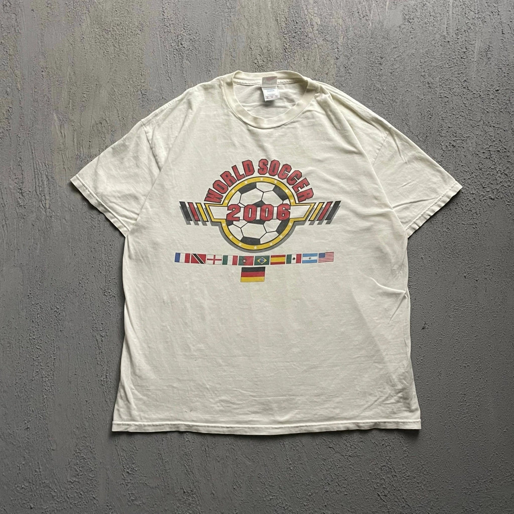 Vintage World Soccer Shirt Mens XL White 2000s Tennessee River