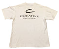White TShirt XL Men Happy Birthday Radical Creative Nail Design W/Discolorations