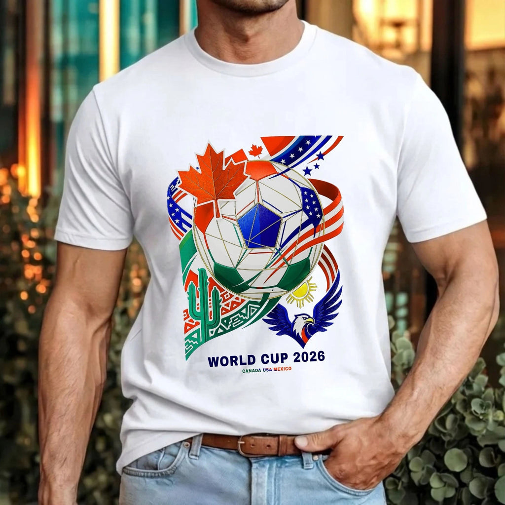 Football Nations T-Shirt Tournament 2026 Canada USA Mexico Sport Fans Gift Top