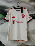 Liverpool 2025 - 2026 away new football shirt jersey Adidas #22 EKITIKE size L