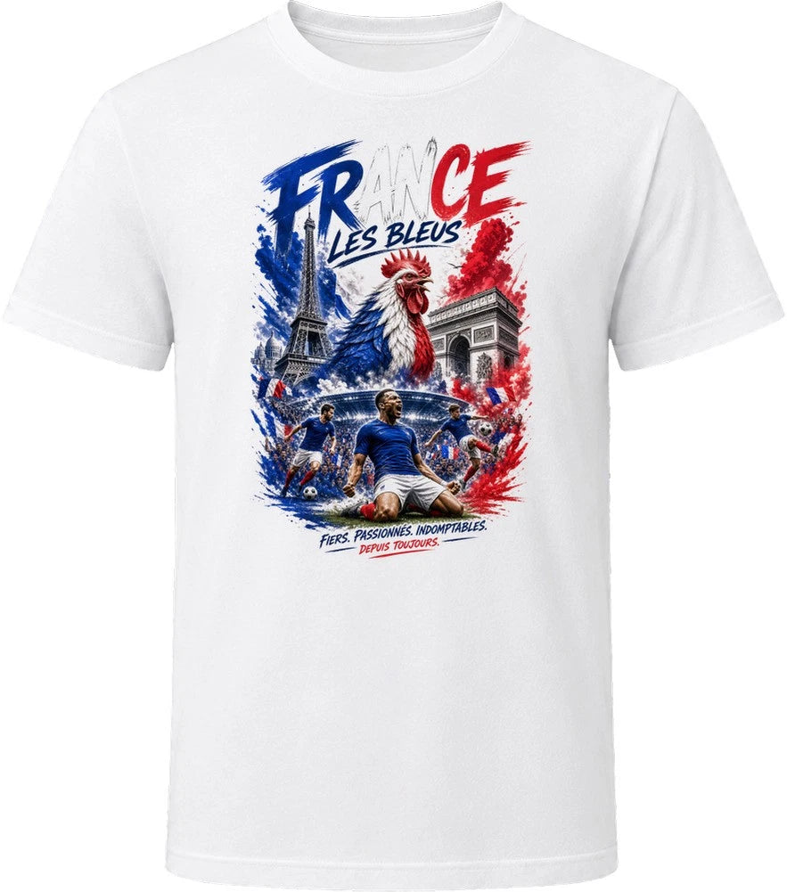 France Les Bleus Soccer Football 2026 National Pride T Shirt