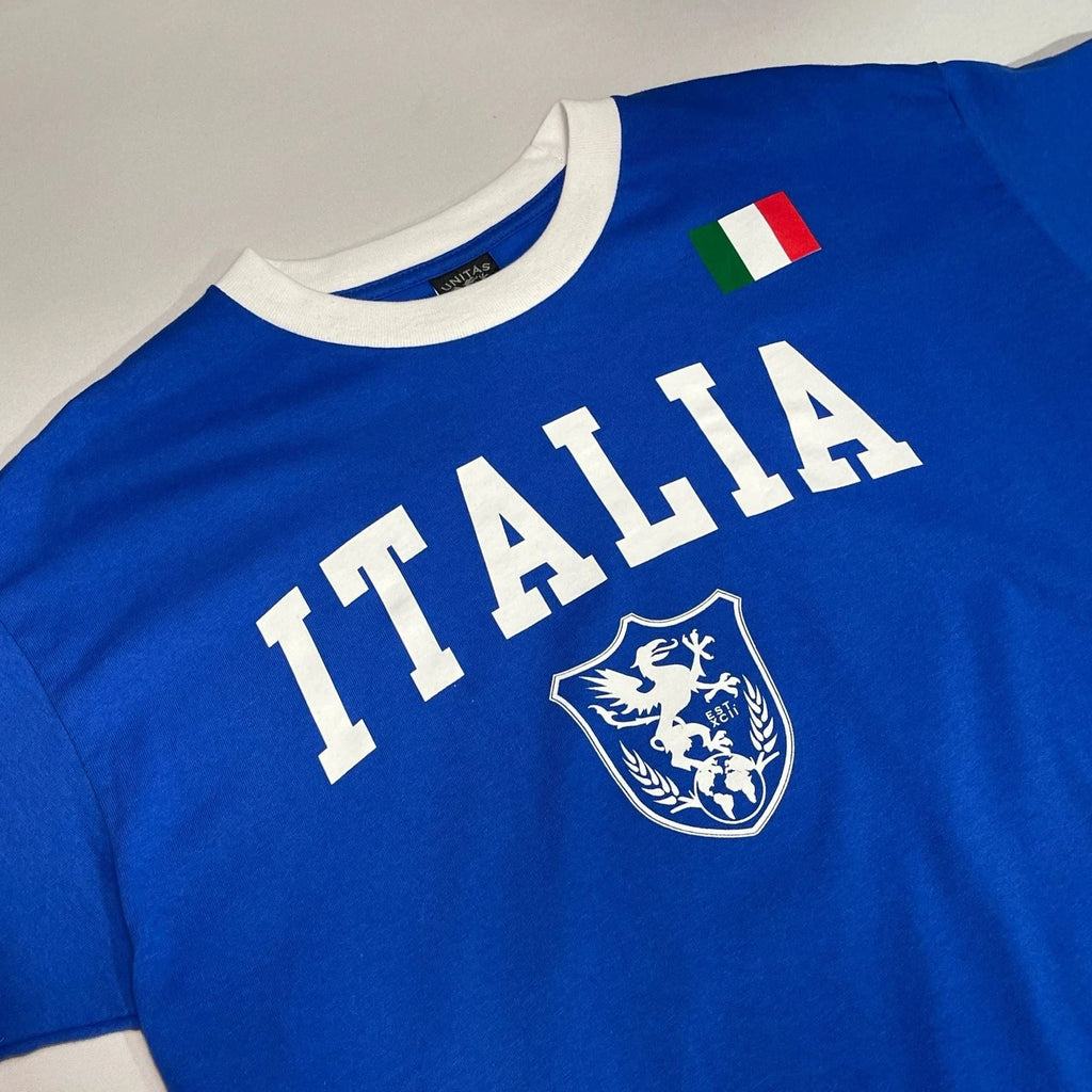 Unitas By Fifth Sun Italia Graphic Ringer T-Shirt Size XL
