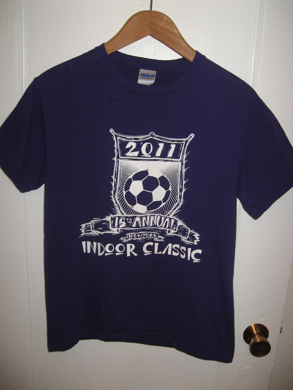 New York Indoor Classic Soccer Football League Classic 2011 Rock Bar T Shirt Sm