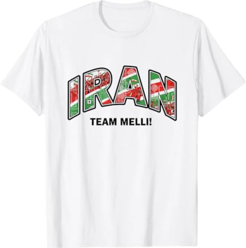 Soccer Fan Shirt 2026 Iran Team Melli Supporters T-Shirt