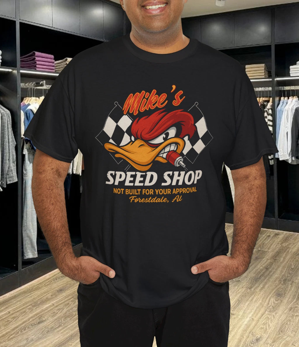Personalized Hot Rod Garage Speed Shop Hot Rod Duck T-Shirts
